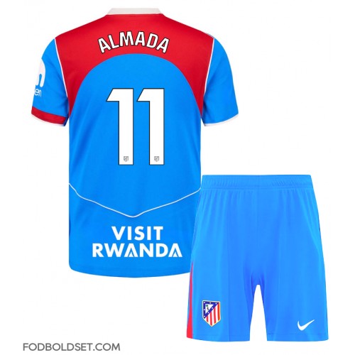 Atletico Madrid Thiago Almada #11 Tredje trøje Børn 2025-26 Kortærmet (+ Korte bukser)